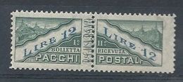 1945 SAN MARINO PACCHI POSTALI 12 LIRE MNH ** - RR7943 - Colis Postaux