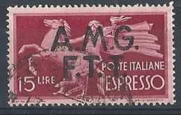 1947-48 TRIESTE A USATO ESPRESSO 15 LIRE - RR8322-2 - Express Mail