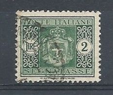 1945 LUOGOTENENZA USATO SEGNATASSE RUOTA 2 £ - 8374-3 - Strafport