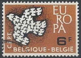 1961 BELGIO USATO EUROPA 6 F - 1961