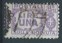 1945 LUOGOTENENZA USATO PACCHI POSTALI SEZIONE 1 LIRA - RR13127-2 - Postal Parcels