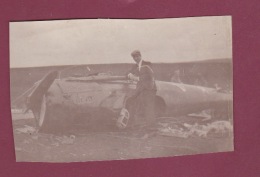 060918 - PHOTO ANCIENNE Avion Aviateur Accident - Accidentes