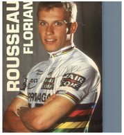 (ORL 510) Palmares Signed Postcard - Florian Rousseau - Cyclisme - - Personalidades Deportivas