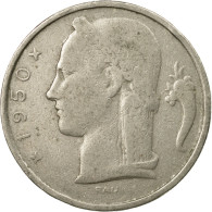 Monnaie, Belgique, 5 Francs, 5 Frank, 1950, TTB, Copper-nickel, KM:134.1 - 5 Franc