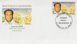 Enveloppe  FDC  1er  Jour   NOUVELLE  CALEDONIE   Jacques  Ienic  IEKAWE   1997 - FDC