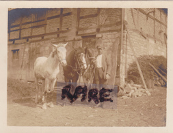 PHOTO,PHOTOGRAPHIE ANCIENNE,88,VOSGES,PLOMBIERES LES BAINS,1915,CHEVAUX,HABITANTS DE L'EPOQUE,RARE - Places