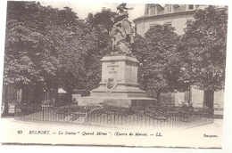 BELFORT . LA STATUE " QUAND MEME " Oeuvre De MERCIER . CARTE NON ECRITE - Belfort – Siège De Belfort