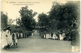 CPA Mali Bamako Visite Du Gouverneur Général Merlin (1921) - Mali