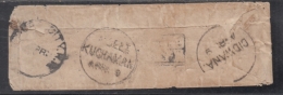 India QV Era  1870's   Unfranked  Postage Due  Small Cover  2  Scans  #  11768  D Inde Indien - 1858-79 Compagnie Des Indes & Gouvernement De La Reine