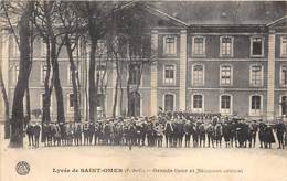 62-SAINT-OMER- LYCEE DE SAINT-OMER, GRADE COUR ET BÂTIMENT CENTRAL - Saint Omer