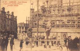 62-ARRAS-LES LIONS EXPOSES PETITE PLACE JUILLET 1929 - Arras