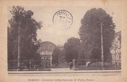 CARTOLINA - POSTCARD - TORINO - GIARDINI DELLA STAZIONE DI PORTA NUOVA - Stazione Porta Nuova