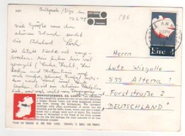 Beau Timbre , Stamp Yvert N° 280  Sur CP , Carte , Postcard Du 19/06/1972 - Lettres & Documents