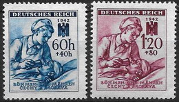 Bohemia 099/100 * Charnela. 1942 - Unused Stamps