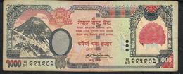 NEPAL P67b 1000  RUPEES (2008) Signature 14  FINE - Népal