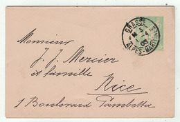 France // Entier Postaux // Entier Postal Pour Nice - Standard Covers & Stamped On Demand (before 1995)