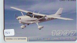 NEDERLAND CHIP TELEFOONKAART CRD 466 * AIRPLANE CESSNA 172 SKYHAWK   * Telecarte A PUCE PAYS-BAS ONGEBRUIKT MINT - Avions