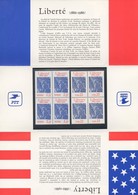 B54  100 Years Liberty New-York 1989   TTB - Cartas & Documentos