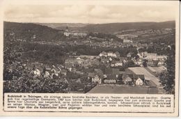 CPA RUDOLSTADT- TOWN PANORAMA - Rudolstadt