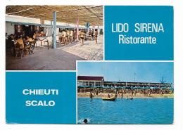 Delcampe - CHIEUTI SCALO - RISTORANTE LIDO SIRENA  - VIAGGIATA FG - Foggia