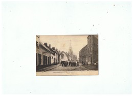 CARTE POSTALE BERLAIMONT RUE DE L'EGLISE - Berlaimont