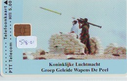 NEDERLAND CHIP TELEFOONKAART CRD 518.01-03 * KONINKLIJKE LUCHTMACHT SERIE 3  * Telecarte A PUCE PAYS-BAS ONGEBRUIKT MINT - Armée