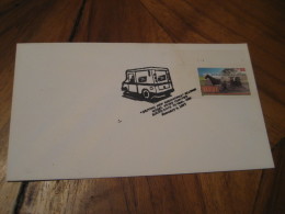 Model Store Concept ROUND ROCK 1997 Cancel Cover USA Truck Van Lorry Camion Auto Car - Trucks