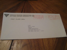 American Trucking TRUCK LINE Washington 1967 Meter Mail Cancel Cover USA Truck Van Lorry Camion Auto Car - Trucks