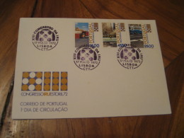 IRU Lisboa 1972 FDC Cancel Cover PORTUGAL Truck Van Lorry Camion Auto Car - Trucks