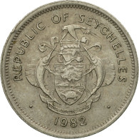Monnaie, Seychelles, 25 Cents, 1982, British Royal Mint, TTB, Copper-nickel - Seychellen
