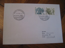 25 Jahre Thermalbad ZURZACH 1980 Cancel Cover SWITZERLAND Hydrotherapy Spa Thermal Health Sante Thermalisme - Hydrotherapy