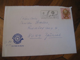 Heilbad ST. MORITZ 1983 Cancel Cover SWITZERLAND Hydrotherapy Spa Thermal Health Sante Thermalisme - Hydrotherapy