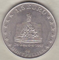 1,5 Euro De Montpellier 1997 Centenaire De Sup De Co - Euro Van De Steden