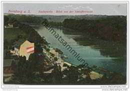 Bernburg - Saalepartie - Blick Von Der Schlossterrasse - Rückseite Beschrieben 1916 - Bernburg (Saale)