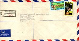 Delcampe - NIGERIA. N°284 De 1973 Sur Enveloppe Ayant Circulé. Bétail. - Vaches