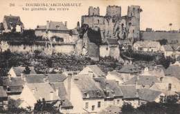 03 - BOURBON-L'ARCHAMBAULT - Vue Générale Des Ruines - Bourbon L'Archambault