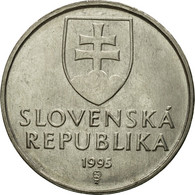 Monnaie, Slovaquie, 2 Koruna, 1995, TTB, Nickel Plated Steel, KM:13 - Slowakije