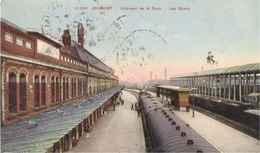 Dépt 59 - JEUMONT - Intérieur De La Gare - Les Quais - (train) - Jeumont