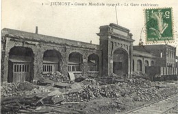Dépt 59 - JEUMONT - Guerre Mondiale 1914-1918 - La Gare Extérieure - Jeumont