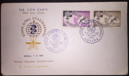 World Malaria Eradication First Day Cover 1962 - Briefe U. Dokumente