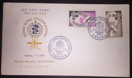 World Malaria Eradication First Day Cover 1962 - Storia Postale