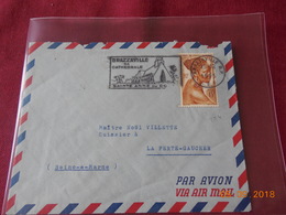 Lettre De 1955 Avec Flamme De Brazzaville A Destination De France) - Briefe U. Dokumente