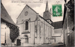 18 LES AIX D'ANGILLON - Facade De L'église - Les Aix-d'Angillon