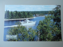 CANADA QUEBEC CROISIERE SUR LE LAC DE LA DAM-EN-TERRE A ALMA LE BATEAU CROISIERE LA TOURNEE....LAC SAINT JEAN - Saguenay