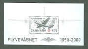 Denmark. FLYVEVÅBNET, 50 Years Jub.  Miniblock,  2000, MNH ** - Blocks & Sheetlets