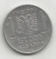 Albania Italiana, 1940, 0,20 Lek, Vittorio Emanuele. - Albanien