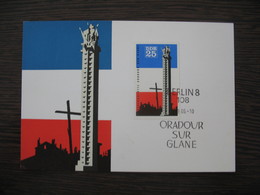 Carte Maximum - Card France  1966  Cachet  Berlin 8 Oradour Sur Glane - Covers & Documents