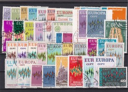 Europa Cept, Kpl. Jahrgang 1972, Gest. (K 3364) - Années Complètes