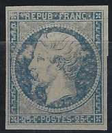 1852 Louis Napoléon N°10c 25c Bleu Essai ...TTB - 1852 Louis-Napoleon