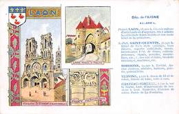 Laon         02       Carte Dessinée  Pour Les Pastilles Valda  ( Voir Scan) - Laon